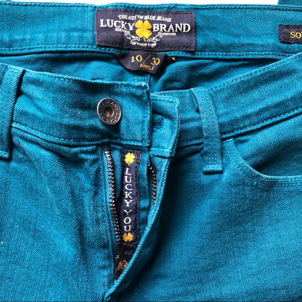 ✔️weekend sale✔️Teal lucky brand jeans